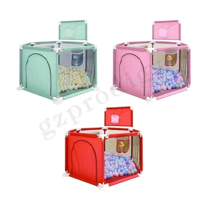 Складной Multicolor портативный тканевый материал Оксфорда загородки Playard младенца