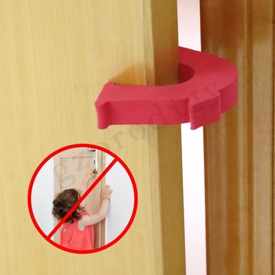 Childproof портативный затвор двери мультфильма, непахучий затвор шлема двери пены