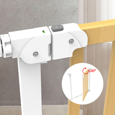 Extendable отсутствие сверля конца Multiscene белых ворот металла младенца дополнительного широкого автоматического