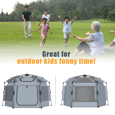 Легкий вес двойной замок Pop Up Shop Play Tent для детей и детей